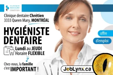 Hygiéniste dentaire - Clinique dentaire Chrétien - Montréal