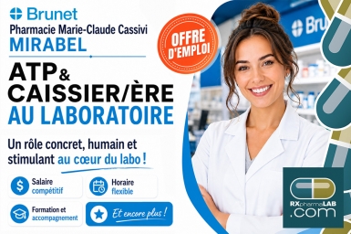 Pharmacy technical assistant and cashier - Marie-Claude Cassivi, pharmacy owner - Mirabel