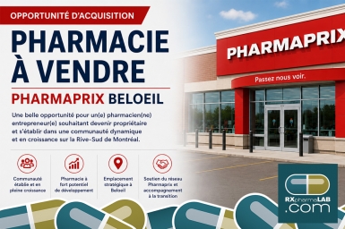 Pharmacy for sale - Pharmaprix - Beloeil
