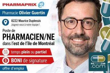 Pharmacien/ne - Pharmacie Olivier Guertin - Montréal