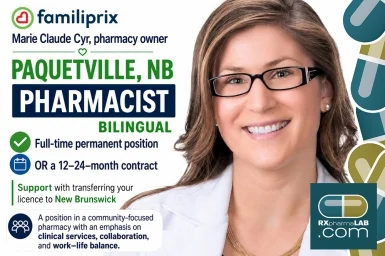 Pharmacien/ne - Pharmacie Marie-Claude Cyr - Paquetville
