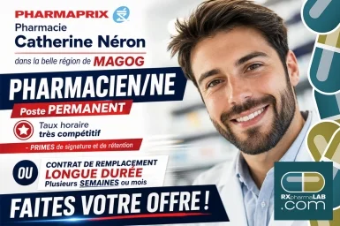 Pharmacien/ne - Pharmacie Catherine Néron - Magog