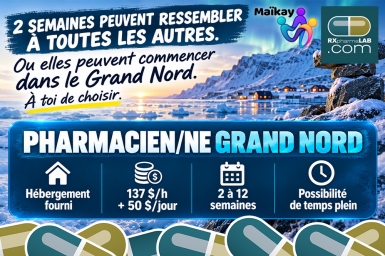 Pharmacien/ne - RH MAÏKAY - Grand Nord