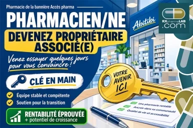 Pharmacien/ne - Accès pharma - Au Québec