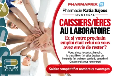 Caissiers/ières au laboratoire