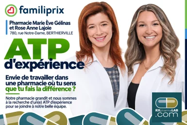 ATP - Pharmacie Marie-Ève Gélinas et Rose-Anne Lajoie - Berthierville