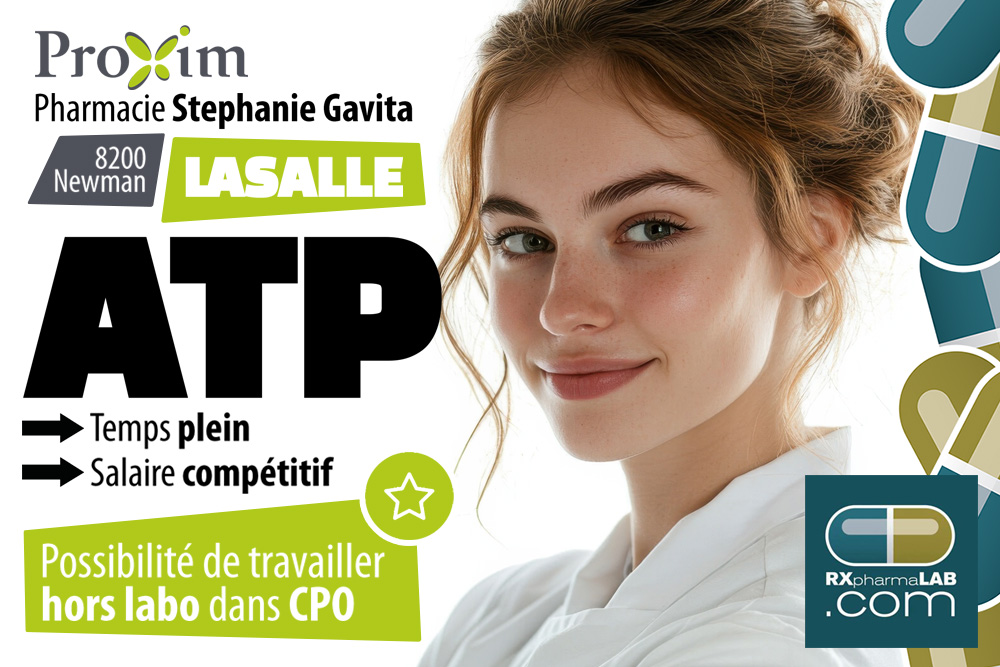 ATP chez Pharmacie Stephanie Gavita à LaSalle
