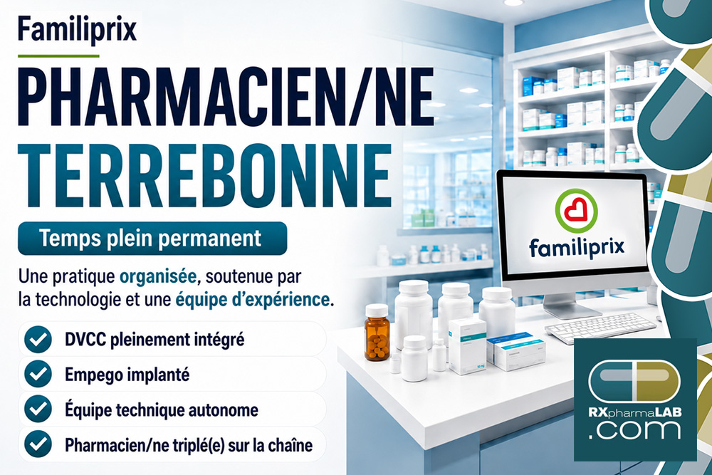 Pharmacien/ne chez Familiprix à Terrebonne