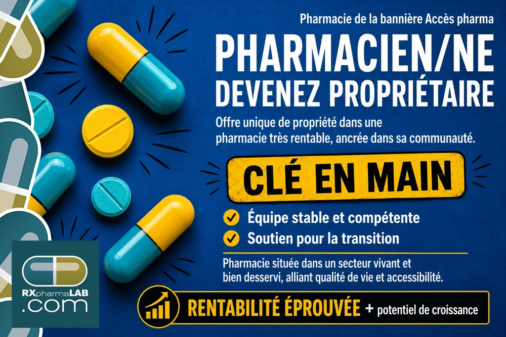 Pharmacien(ne) propriétaire chez Accès pharma à Au Québec