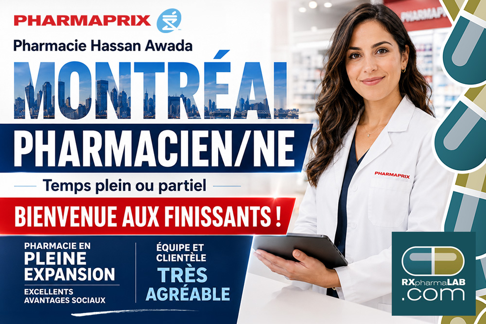 Pharmacien/ne chez Pharmacie Hassan Awada à Montréal