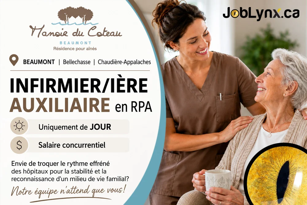 Infirmier/ière auxiliaire en RPA chez Manoir du Coteau à Beaumont