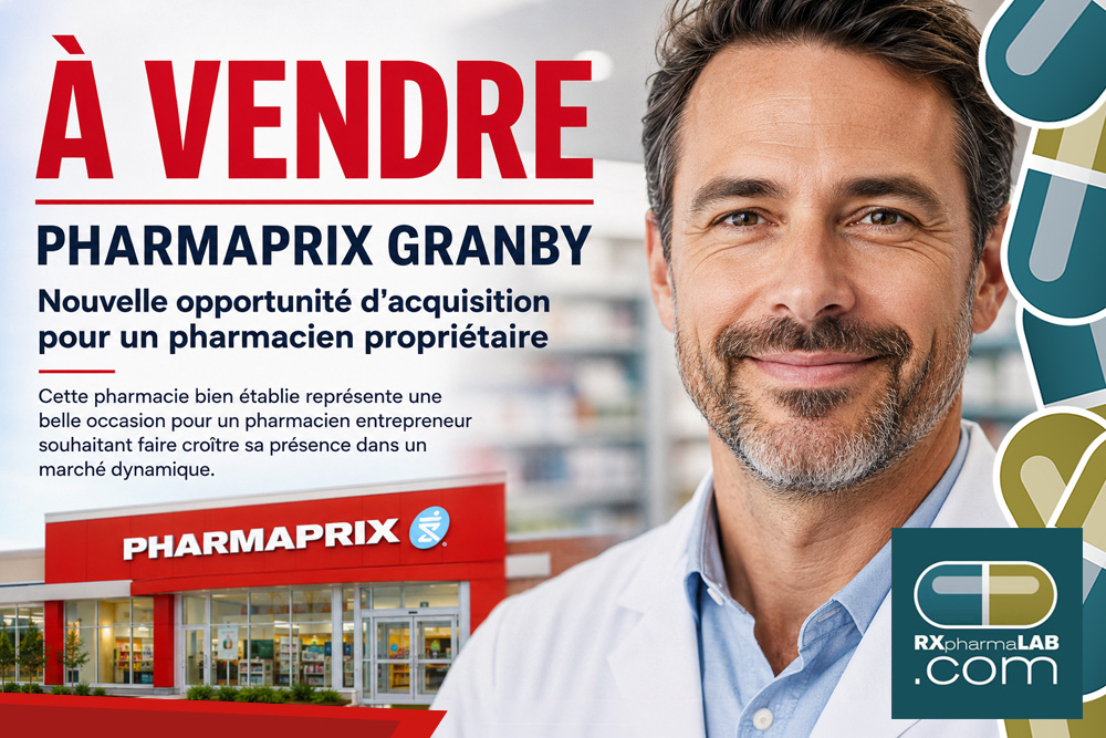 Pharmacie à vendre chez Pharmaprix à Granby