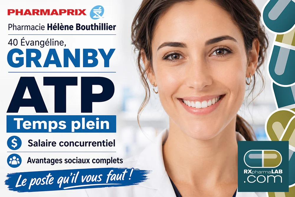 ATP chez Pharmacie Hélène Bouthillier à Granby