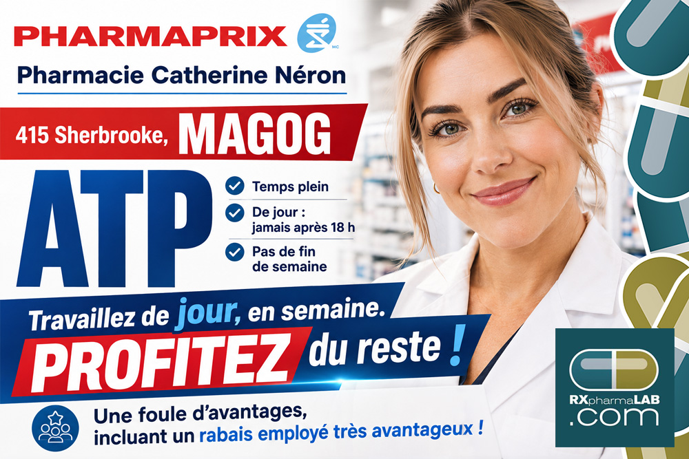 ATP chez Pharmacie Catherine Néron à Magog