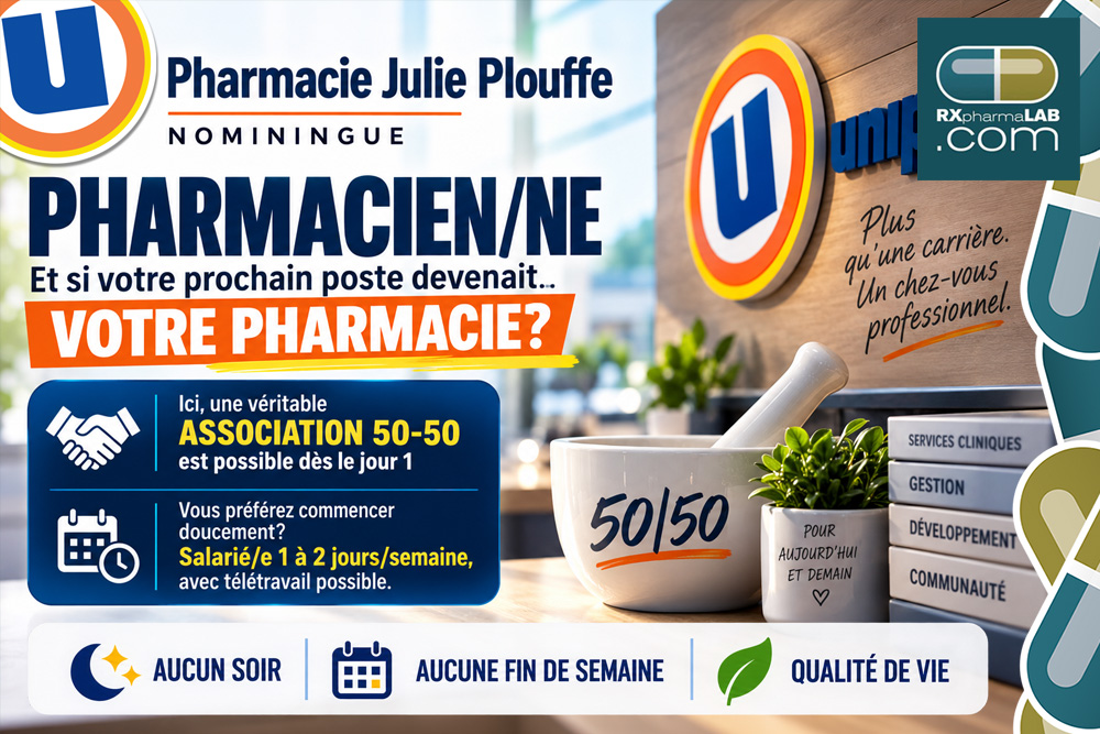 Pharmacien/ne chez Pharmacie Julie Plouffe à Nominingue