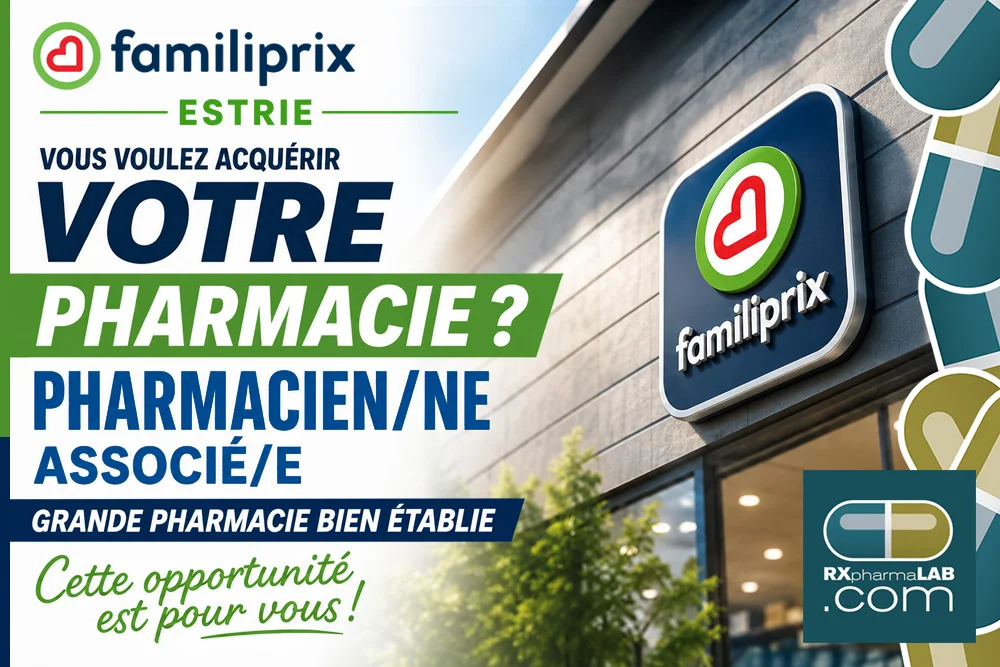 Pharmacien(ne) associé(e) chez Familiprix Estrie à Estrie