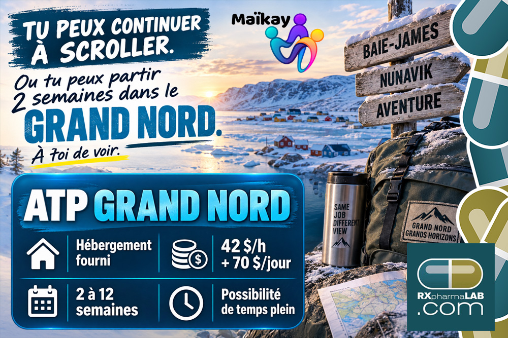 ATP chez RH MAÏKAY à Grand Nord