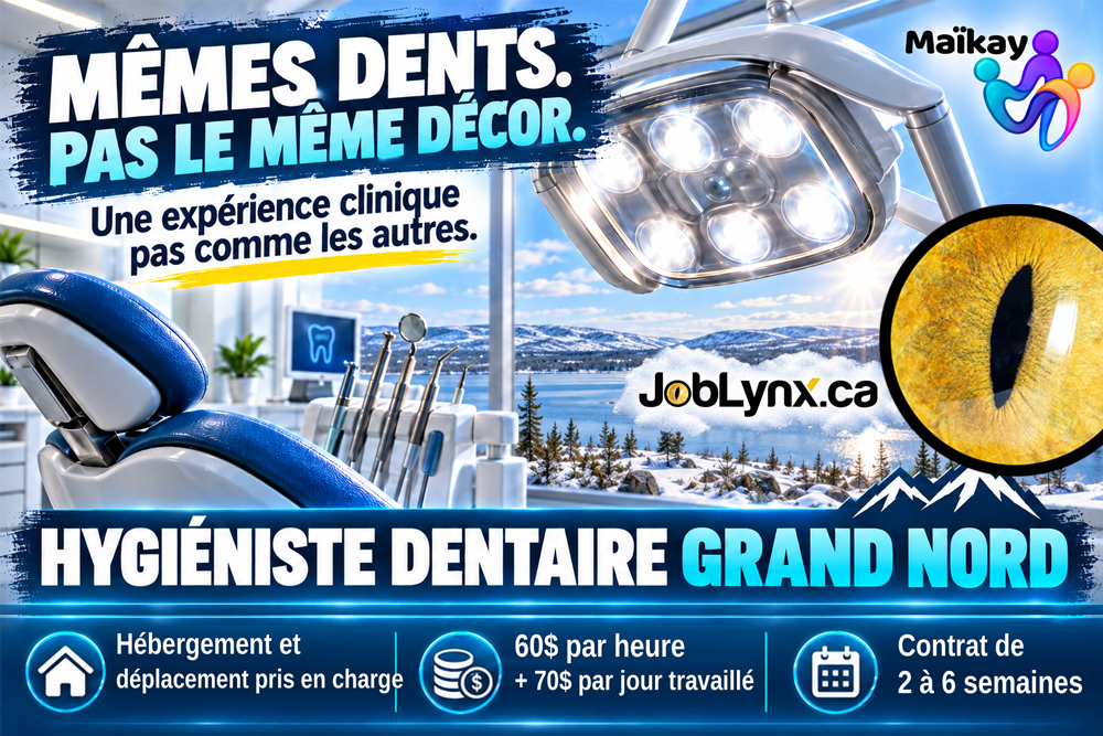 Hygiéniste dentaire chez RH MAÏKAY à Grand Nord