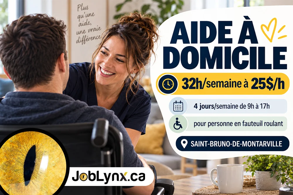 Aide à domicile chez Julien Racicot à Saint-Bruno-De-Montarville