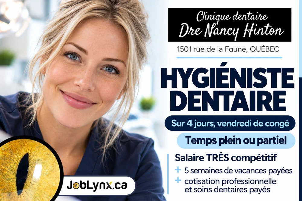 Hygiéniste dentaire chez Clinique Dentaire Nancy Hinton à Québec