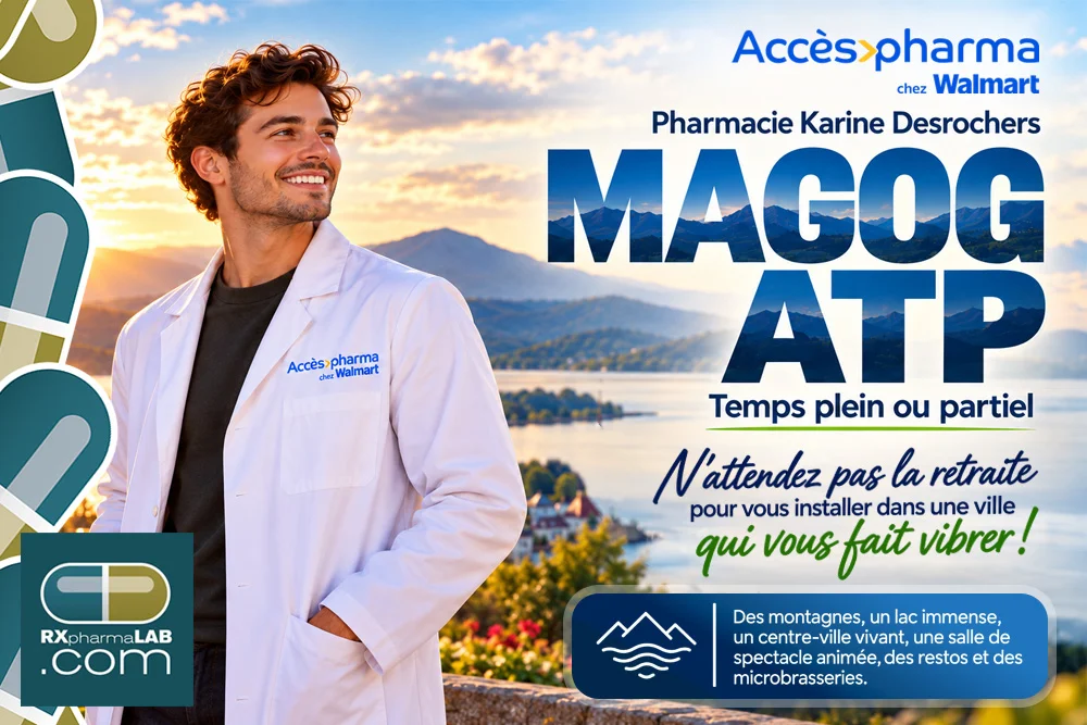 ATP chez Pharmacie Karine Desrochers à Magog
