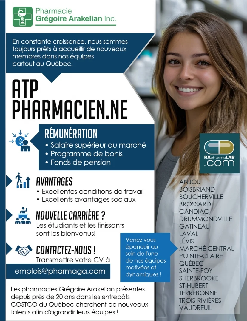 ATP et pharmacien/ne