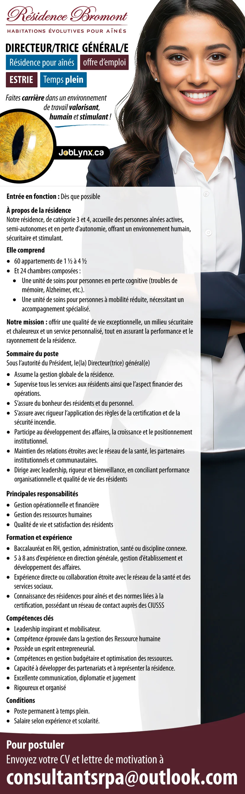 Directeur/trice général/e