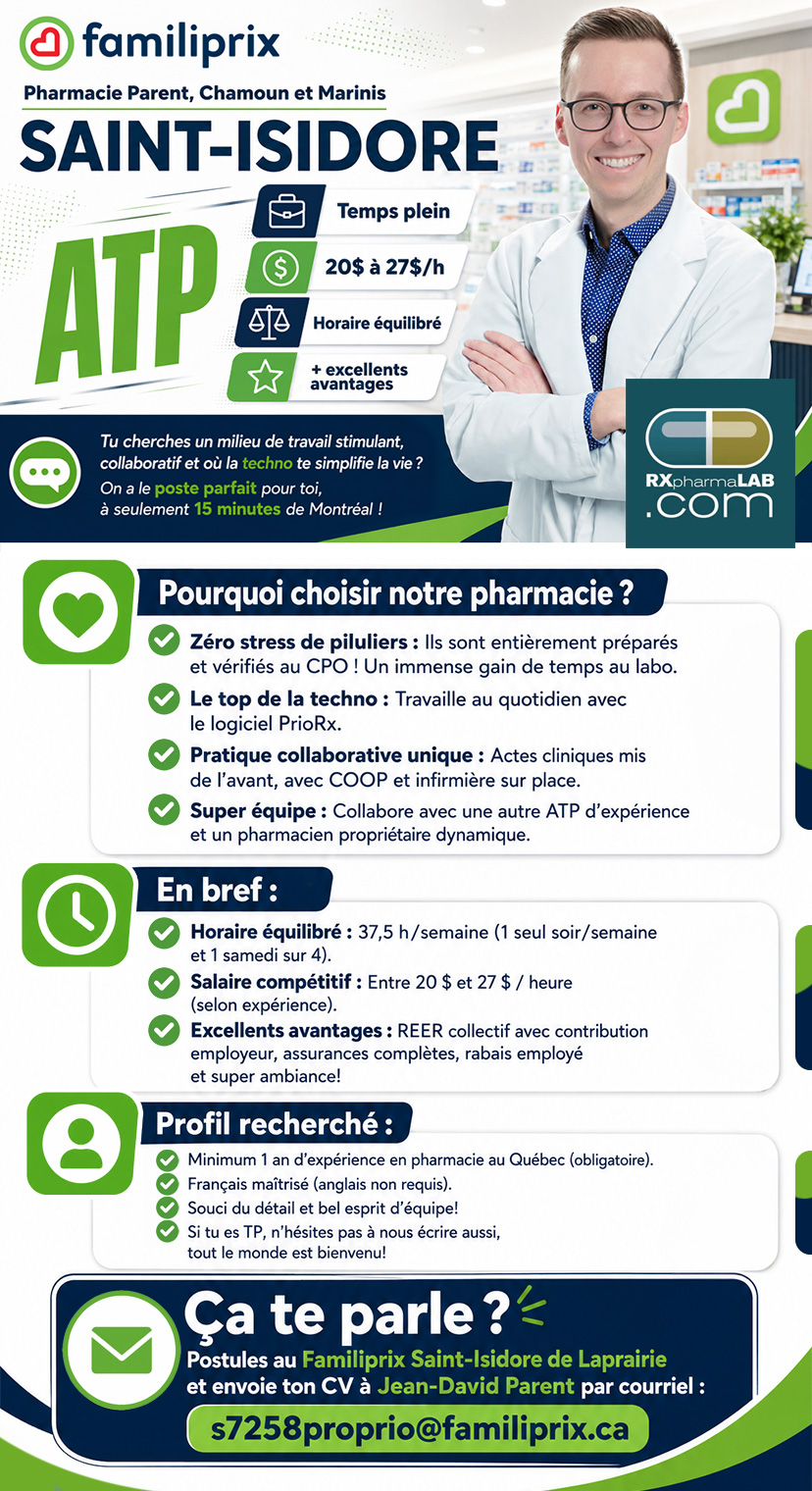 Assistant/e technique en pharmacie