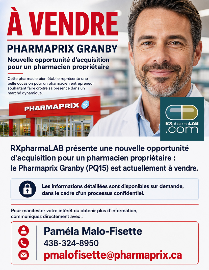Pharmacie à vendre