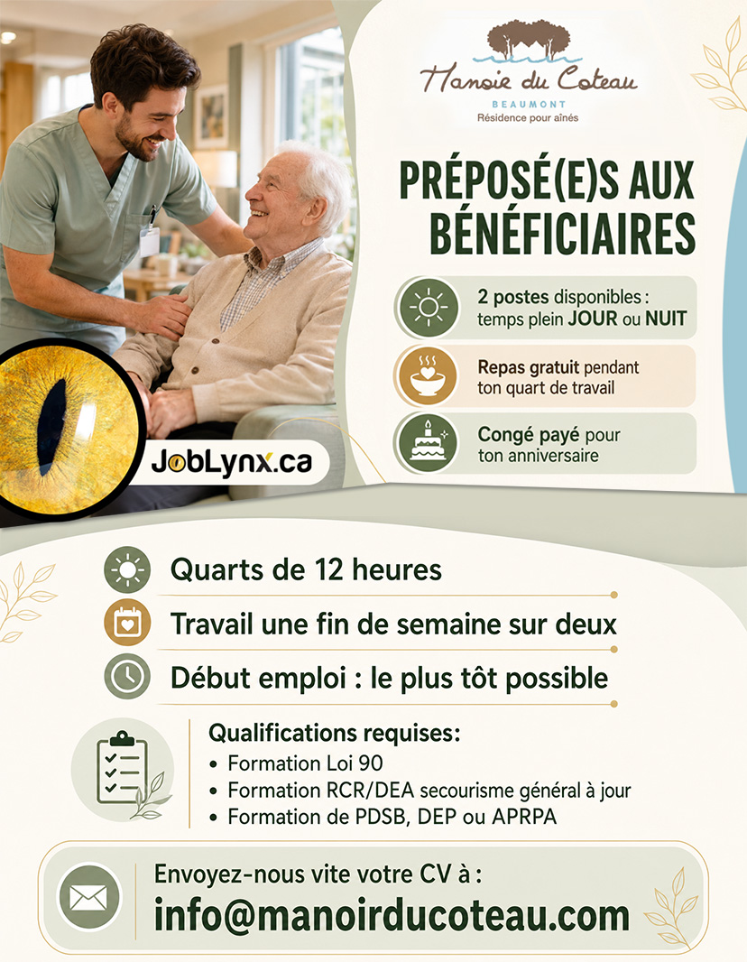 Préposé(e) aux bénéficiaires (PAB)