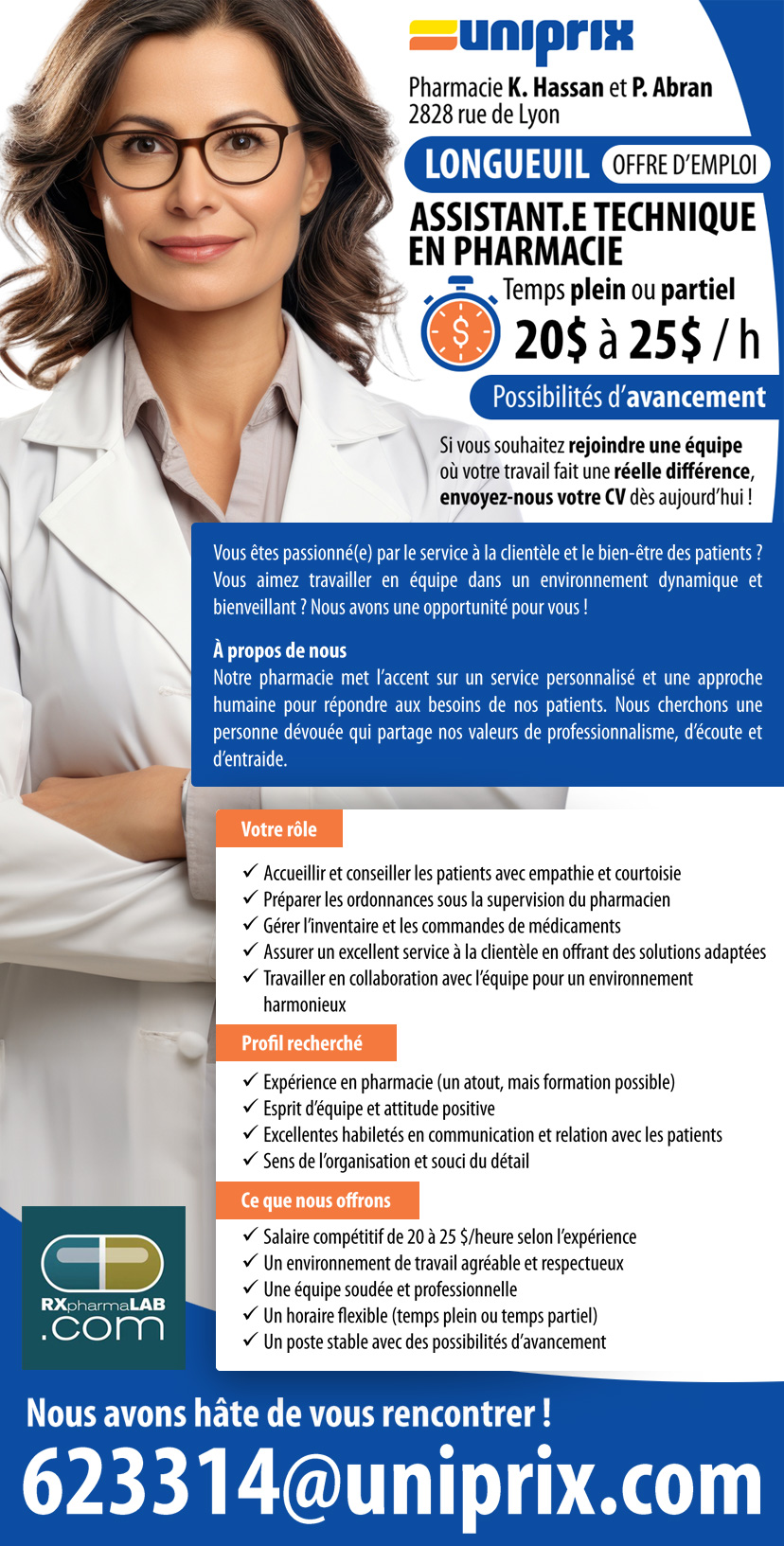 Assistant/e technique en pharmacie