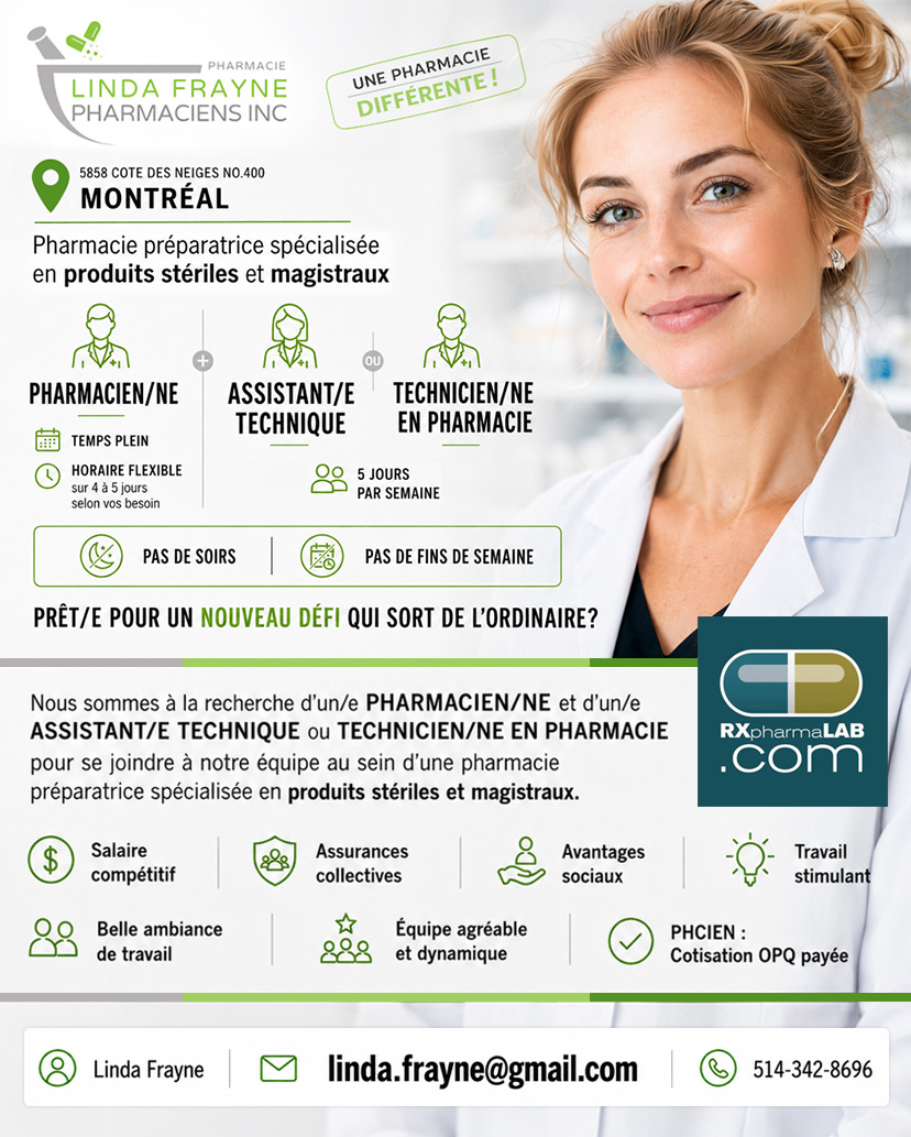 Pharmacien/ne & ATP | technicien/ne