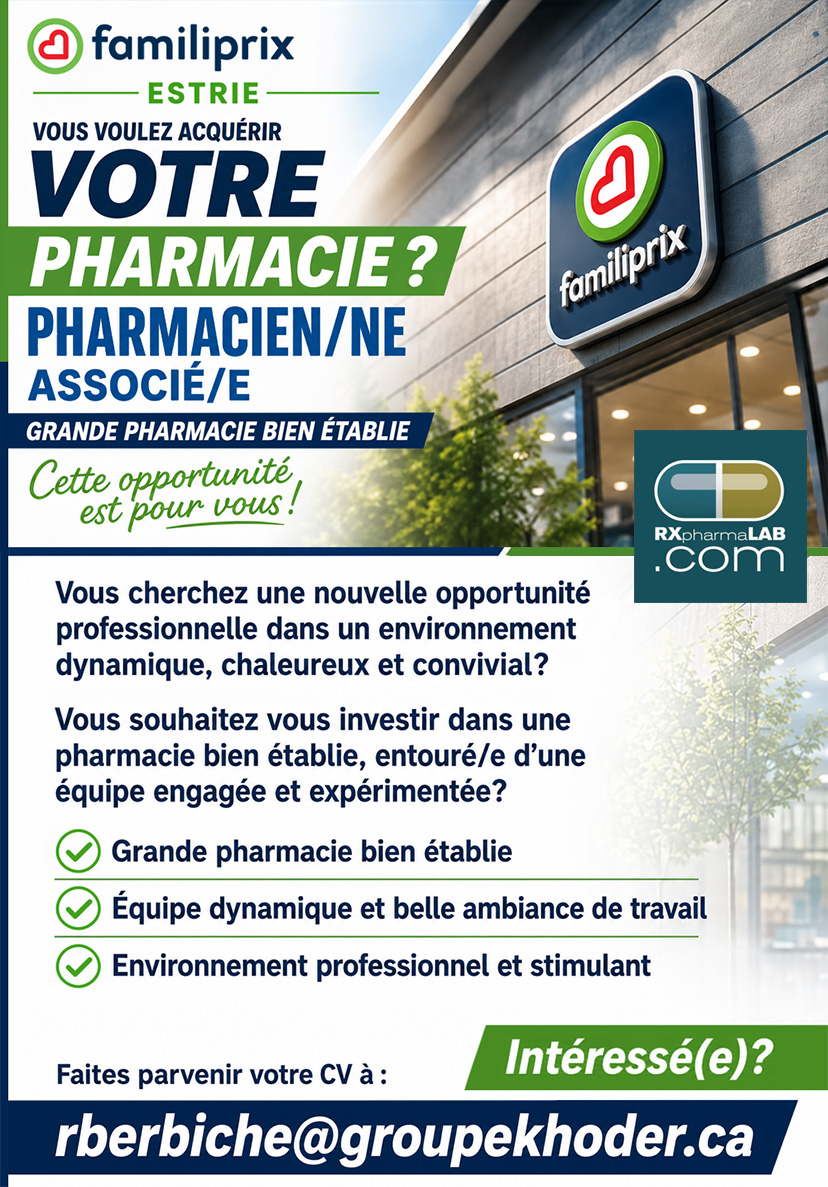 Pharmacien(ne) associé(e)