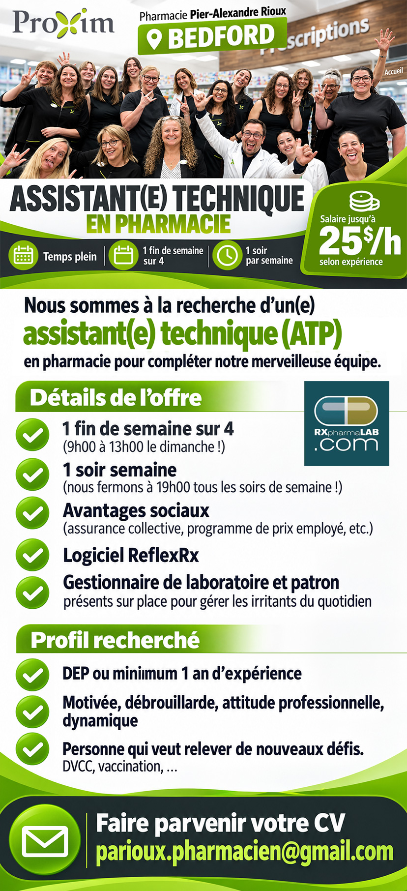 Assistant/e technique en pharmacie