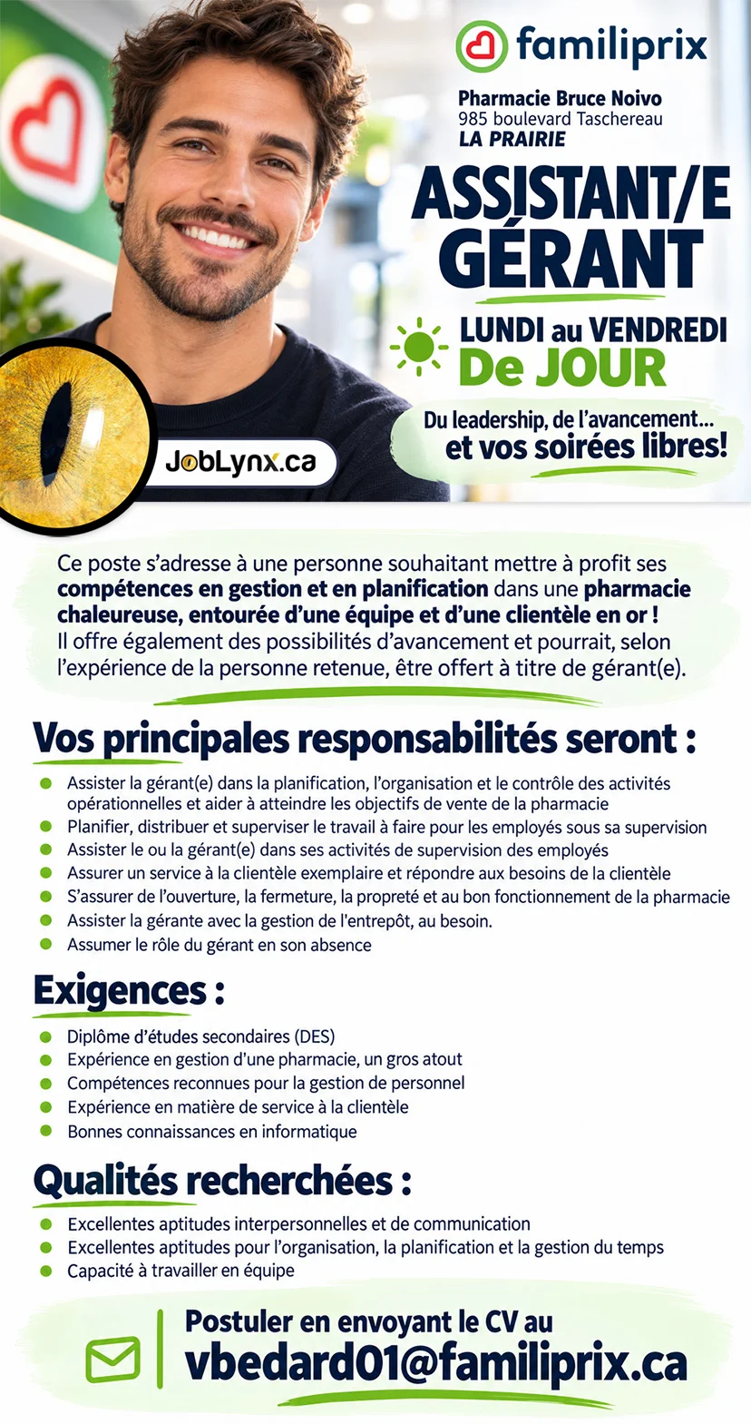 Assistant/e gérant/e