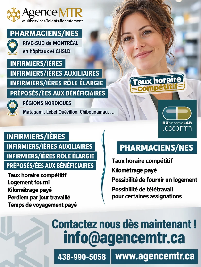 Pharmaciens/ennes et postes en santé
